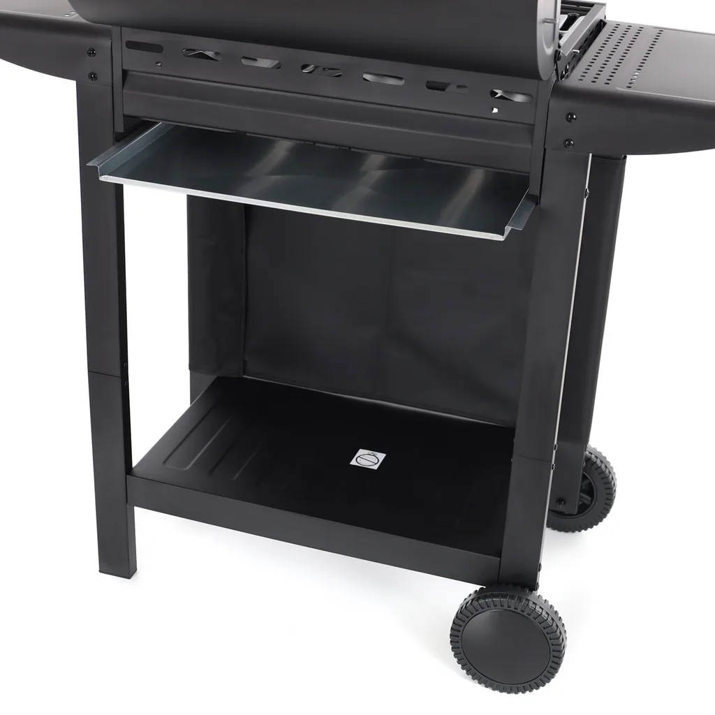 Gratar de gradina, cu gaz HECHT CONTACT 3, putere 8.4 kW, 3 arzatoare, termometru [11]