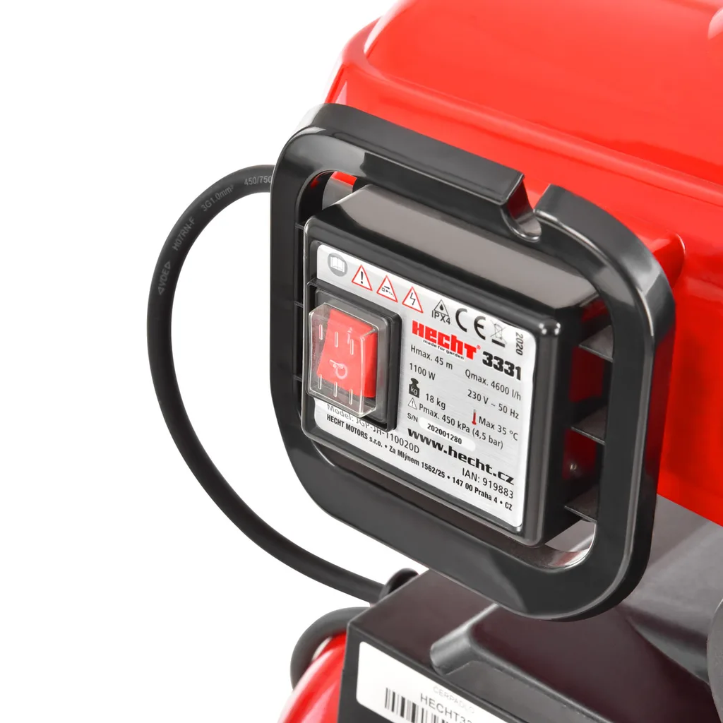 Hidrofor HECHT 3331, 1100 W, 4600 L/h, Hmax. 45 m, 24 L [4]
