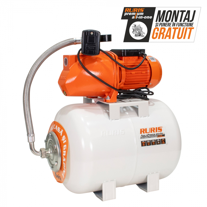 Hidrofor Ruris AquaPower 2011S, 1100 W, 3480 L/h, Hmax. 55 m, 50 L [2]