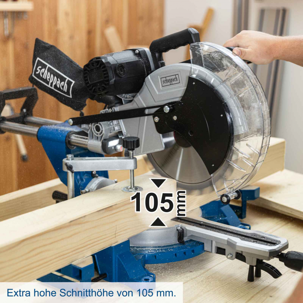 Fierastrau circular stationar Scheppach HM 140 L, 2000 W, 305 mm [3]