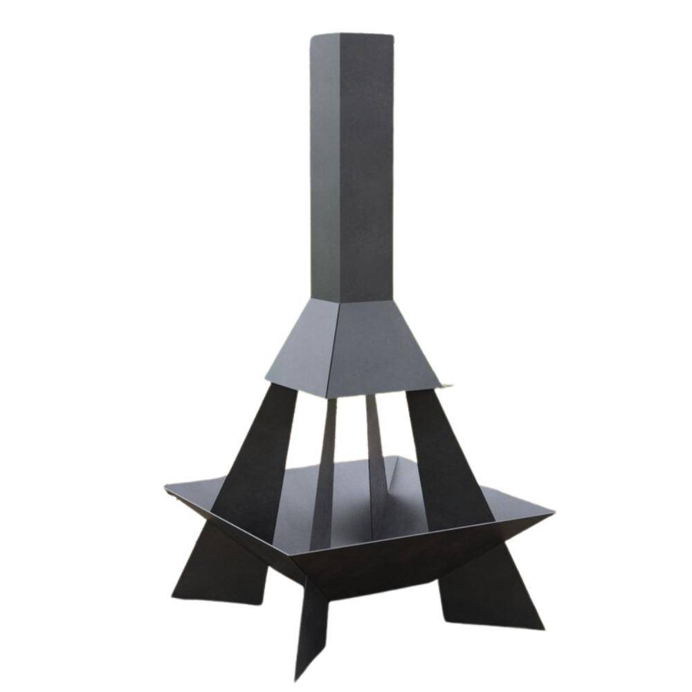 Incalzitor de terasa/gradina, Pyramid Rocket KRO-1073, Otel, Negru, 1580 x 800 mm, grosime 3 mm [2]