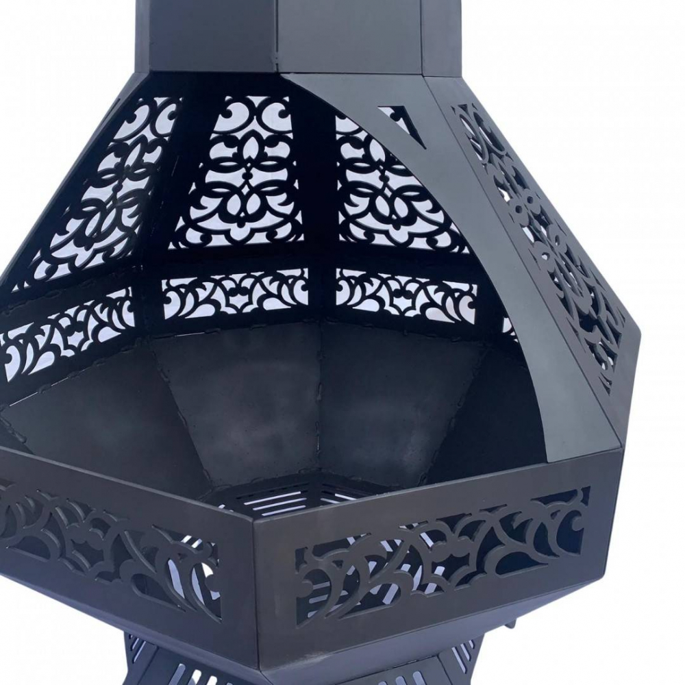 Incalzitor de terasa/gradina, VivaTechnix KRO-1074, Otel, Negru, 1573 x 706 x 762 mm, grosime 3 mm [5]