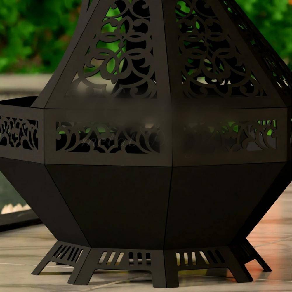 Incalzitor de terasa/gradina, VivaTechnix KRO-1074, Otel, Negru, 1573 x 706 x 762 mm, grosime 3 mm [3]