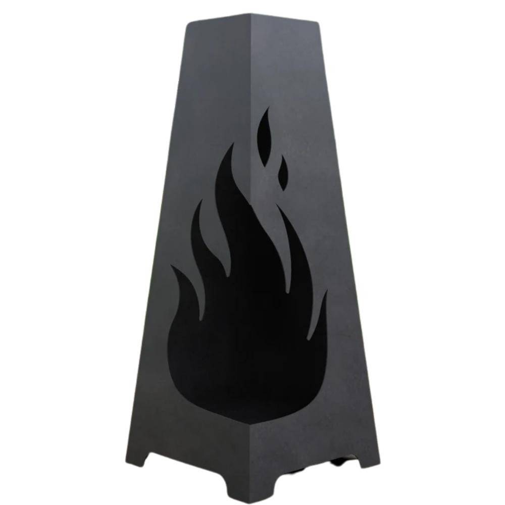 Incalzitor pentru terasa/gradina, Fire Pyramid KRO-1078, Otel, Negru, 1200 x 500 mm, grosime 3 mm [5]