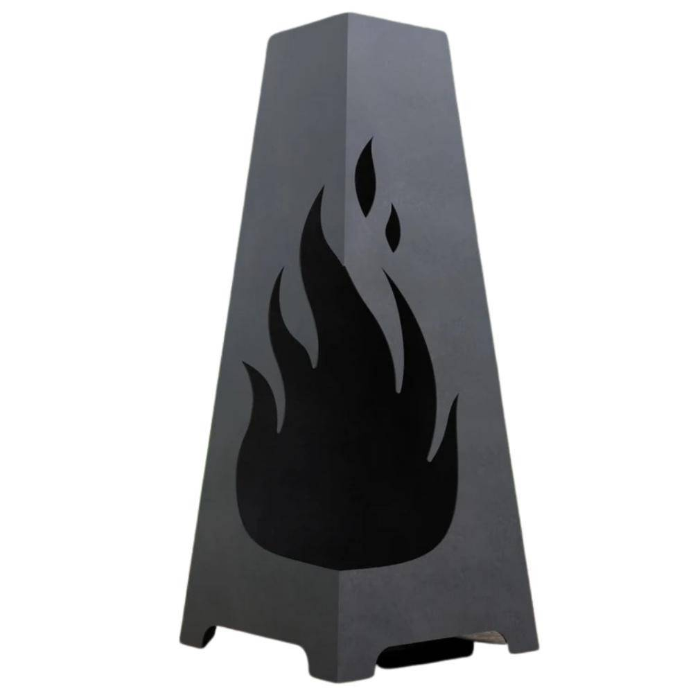 Incalzitor pentru terasa/gradina, Fire Pyramid KRO-1078, Otel, Negru, 1200 x 500 mm, grosime 3 mm [6]