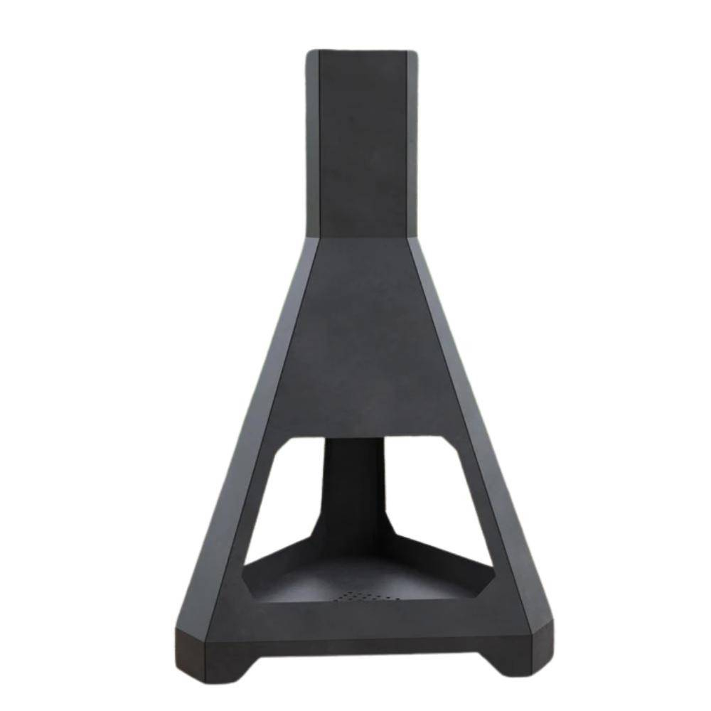 Incalzitor pentru terasa/gradina, Hexagon Fire Pit KRO-1075, Otel, Negru, 1158 x 725 mm, grosime 3 mm [6]