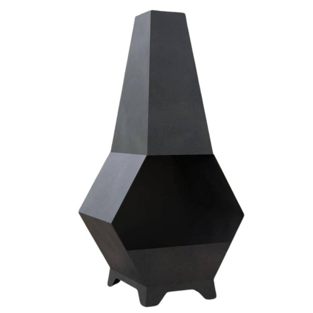 Incalzitor pentru terasa/gradina, Pyramid Hexagon II KRO-1076, Otel, Negru, 1200 x 605 x 406 mm, grosime 3 mm [7]