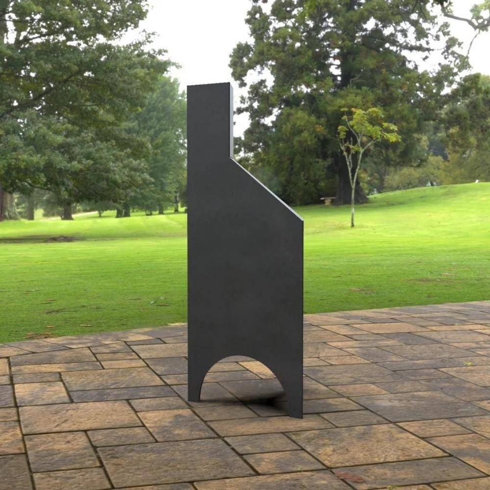 Incalzitor pentru terasa/gradina, Pyramid Stove KRO-1080, Otel, Negru, 1200 x 500 x 500 mm, grosime 3 mm [4]