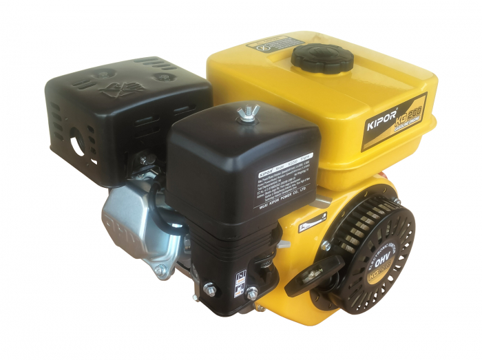 Motor benzina Kipor KG200W, 4.1 kW, 196 cmc, ax filetat M16 [2]