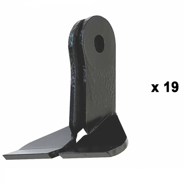 Kit 19 cutite de tip paleta pentru iarba, pt. tocator Grillo FK 700 [1]