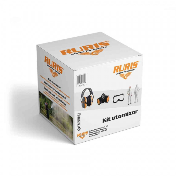 Kit atomizor Ruris (casti, masca, ochelari, salopeta) [2]