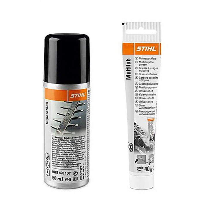 Kit de intretinere Stihl HS Plus Care & Clean (Superclean 300 ml + Vaselina Multilub 80 g) [2]