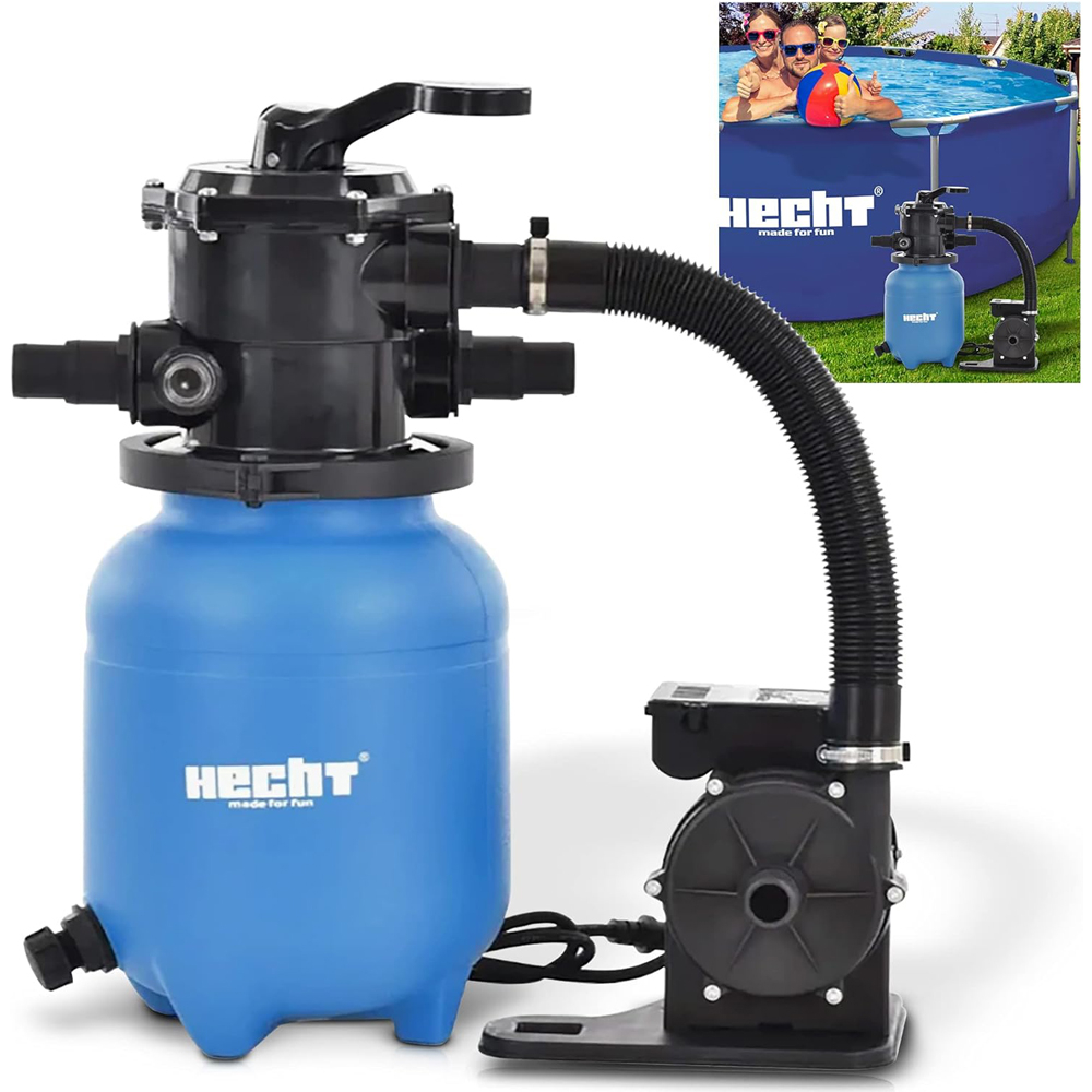 Kit filtrare cu nisip de 10" fara prefiltru HECHT 302222, 200 W, 4.5 mc/h [2]