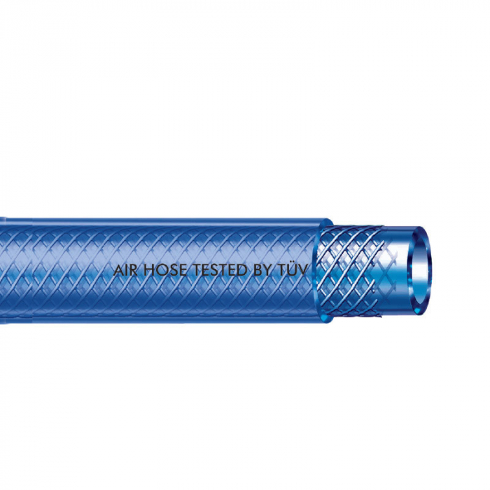 Kit furtun aer comprimat din PVC cu 2 cuplaje, 9 mm, 15 bar, rola 20 m [2]