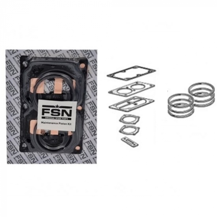 Kit segmenti + garnituri compresor Abac B2800, B3800, NS11, NS18 [2]