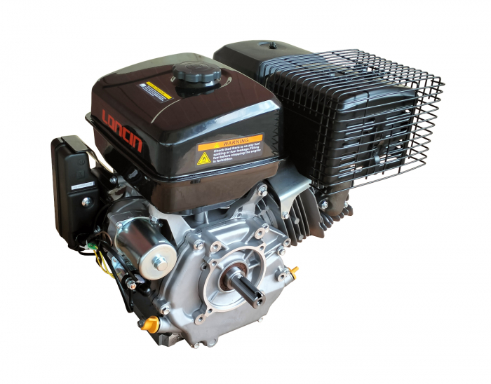 Motor benzina Loncin G420F, 9 kW, 420 cmc, ax cilindric cu pana 25 x 60 mm, pornire electrica [3]