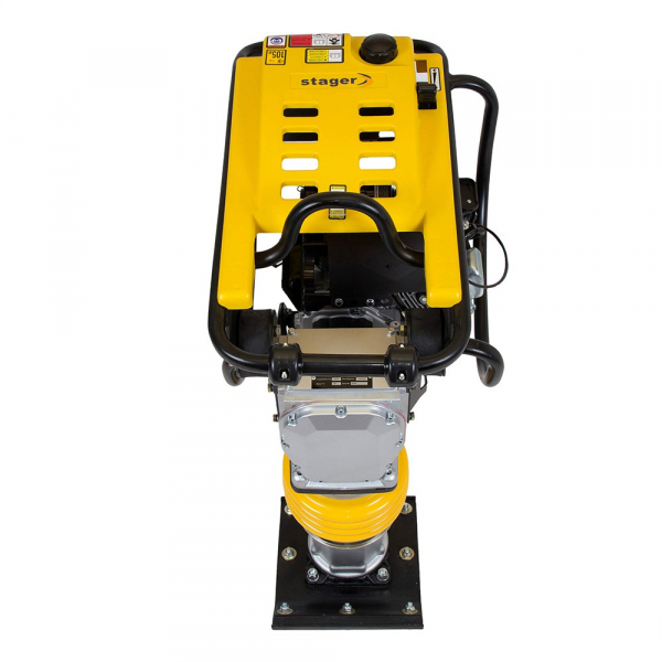 Mai compactor Stager SG80LC, Loncin LC168F-2H, 6.5 CP, benzina, 13 kN, 80 kg [4]