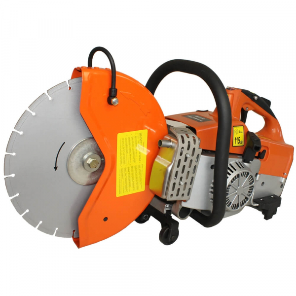 Masina de debitat cu disc Bisonte MD350, 4 CP, 350 mm + carucior cu rezervor apa [3]