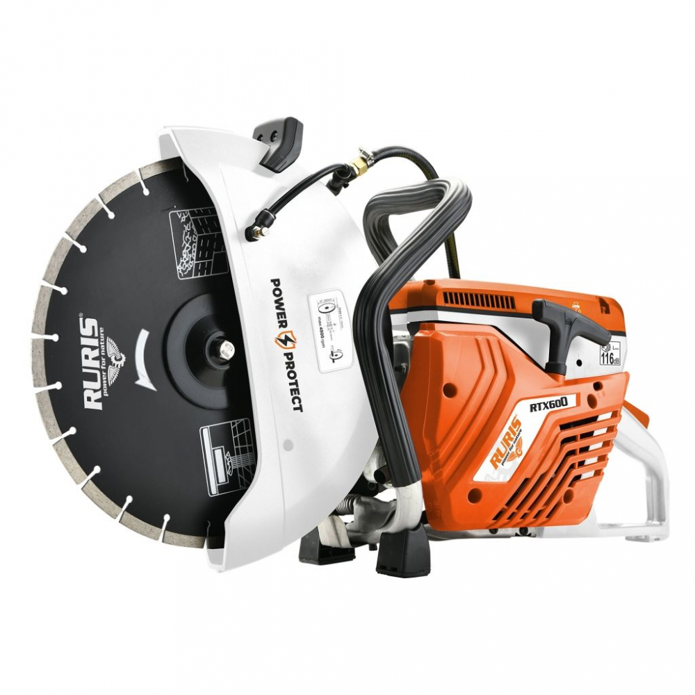 Masina de debitat cu disc Ruris RTX600, 3.3 CP, benzina, Ø disc 300 mm [1]
