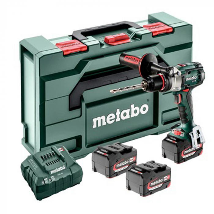 Masina de gaurit si insurubat cu percutie Metabo SB 18 LTX Impuls, 18V, 3 x 4Ah, 110 Nm [1]