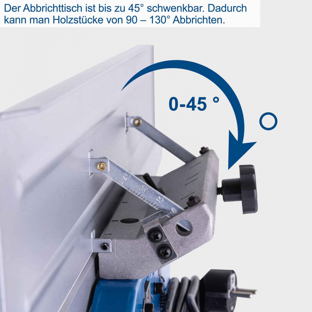 Masina de rindeluit si abricht Scheppach HMS 850, 1250 W, 204 mm [8]