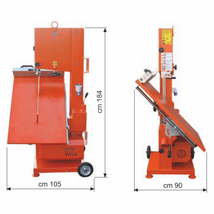 Masina de taiat BCA / caramida Bisonte TSC505, 230 V, 1.4 kW, Hmax. taiere 500 mm, avans controlat [3]