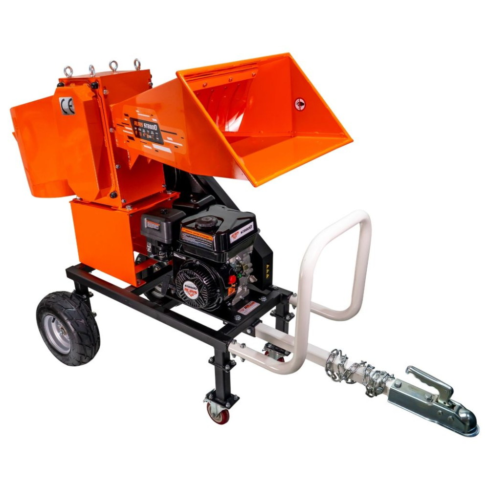 Masina de taiat lemne Ruris STB800, 9 CP, benzina, Ø 80 mm, Lmax. 120 mm [12]