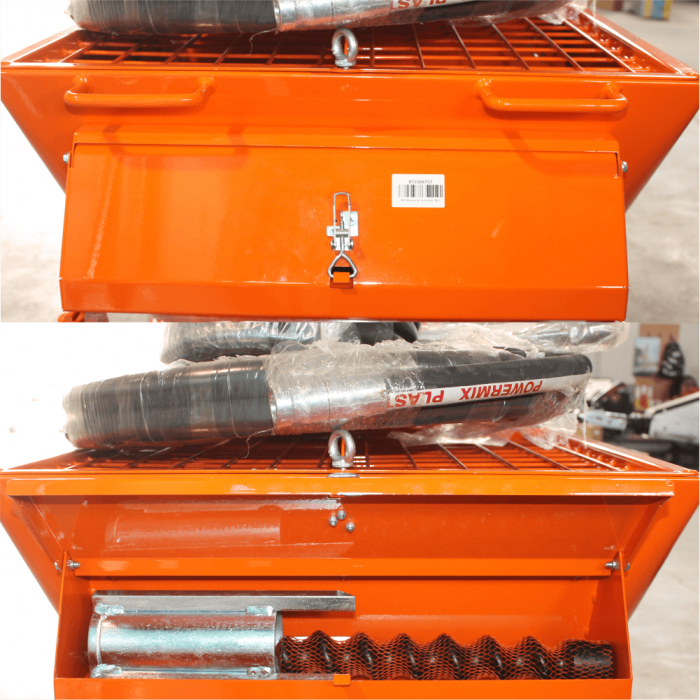 Masina de tencuit Bisonte PCS-K4, 400V, 5.5 kW, debit 6-40 l /min, capacitate 130 L [6]