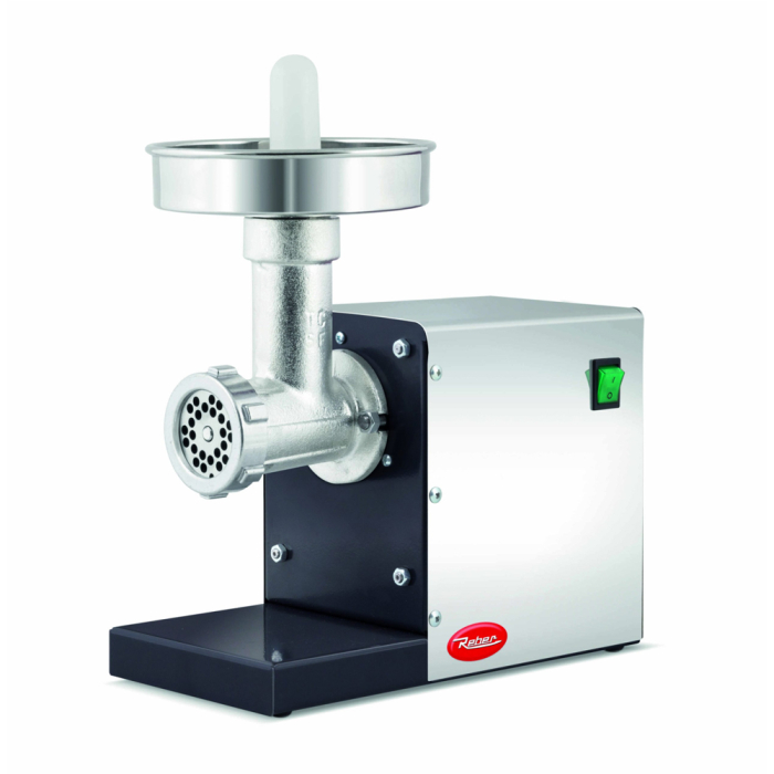 Masina de tocat carne electrica nr. 5, Reber 10907 N, 150 W, 30-50 kg/h, capac inox, economie de energie [1]
