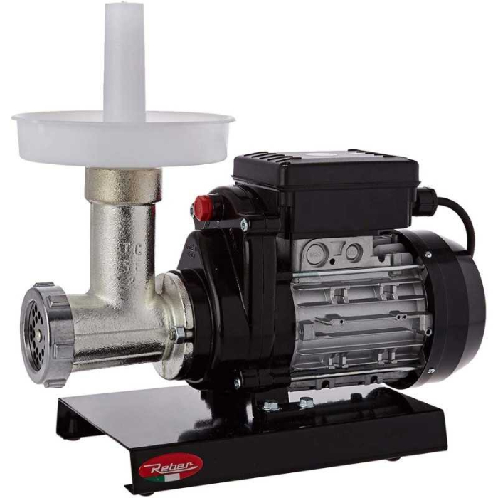 Masina de tocat carne electrica nr. 5, Reber 9502 N, 400 W, 30-50 kg/h, vas plastic [1]