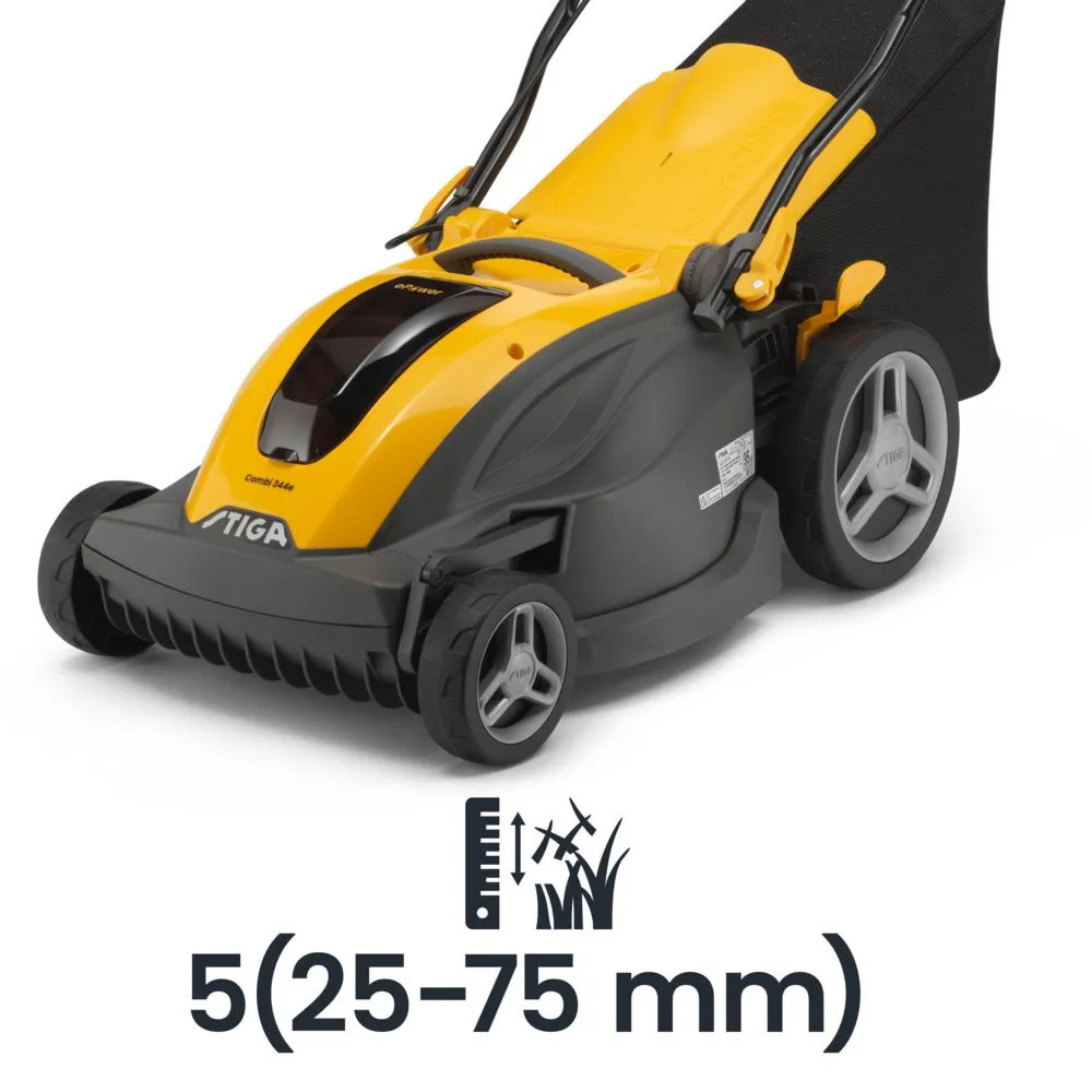 Masina de tuns iarba cu acumulator Stiga Combi 344e Kit, 48V, 5 Ah, 42 cm, 50 L, 3 moduri de taiere, dop mulcire inclus [9]