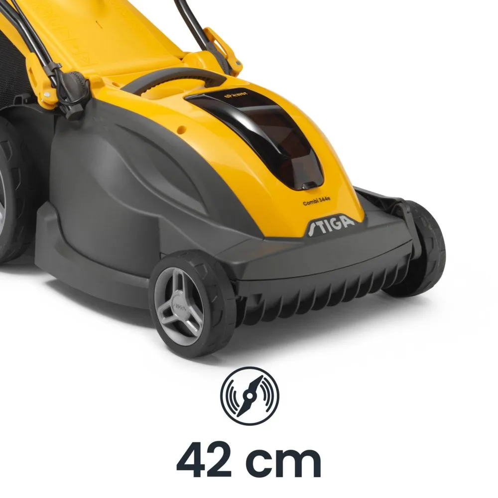 Masina de tuns iarba cu acumulator Stiga Combi 344e Kit, 48V, 5 Ah, 42 cm, 50 L, 3 moduri de taiere, dop mulcire inclus [8]