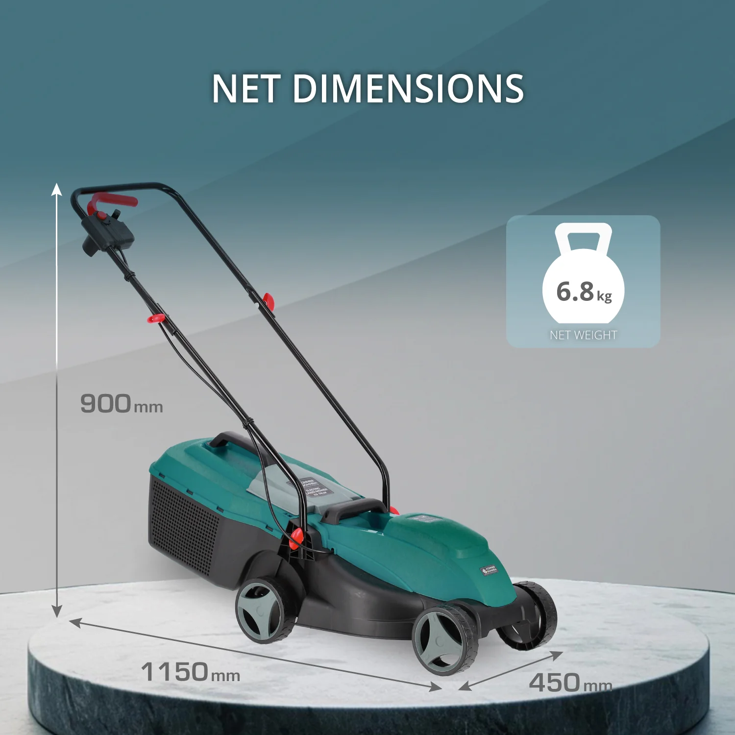 Masina de tuns iarba electrica Konner & Sohnen KS 32LM, 1000 W, 32 cm, 25 L [8]