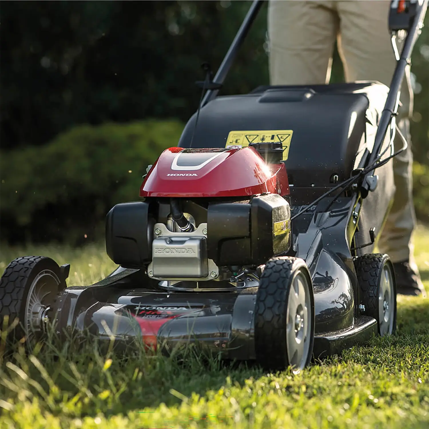 Masina de tuns iarba Honda HRX 537 HY, 5.6 CP, benzina, 53 cm, 85 L, autopropulsata cu variator hidrostatic, mulching Versamow, Rotostop - blocarea lamei [3]