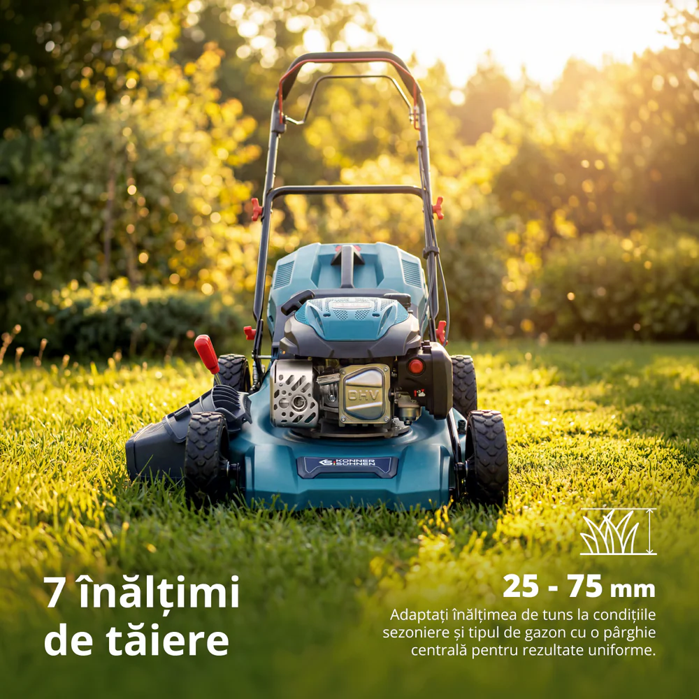 Masina de tuns iarba pe benzina Konner & Sohnen KS 51LMG-SP, 4.5 CP, 51 cm, 60 L, autopropulsata [4]