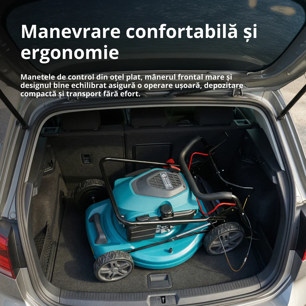 Masina de tuns iarba pe benzina Konner & Sohnen KS 56LMG-SP, 6 CP, 56 cm, 65 L, autopropulsata [10]