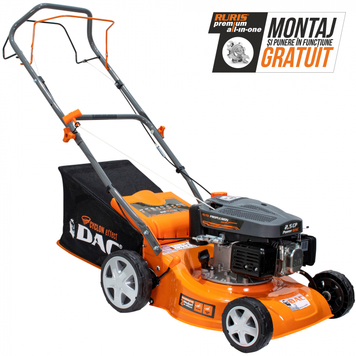 Masina de tuns gazon Ruris DAC 110XL, 2.5 CP, 40 cm, 45 L, autopropulsata [2]