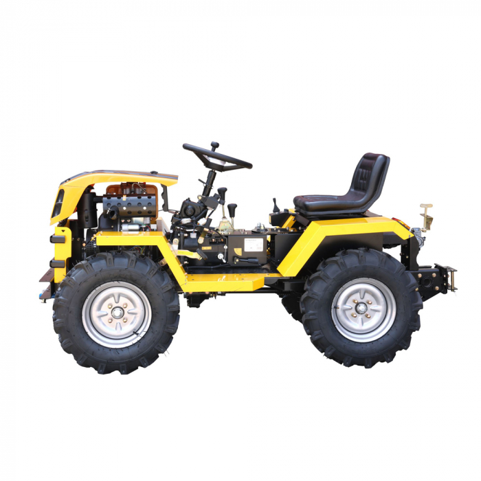 Mini tractor ProGARDEN Campo T12 G2, 4x4, 12 CP, diesel, hidraulica fata-spate, roti 6.00-12 [4]