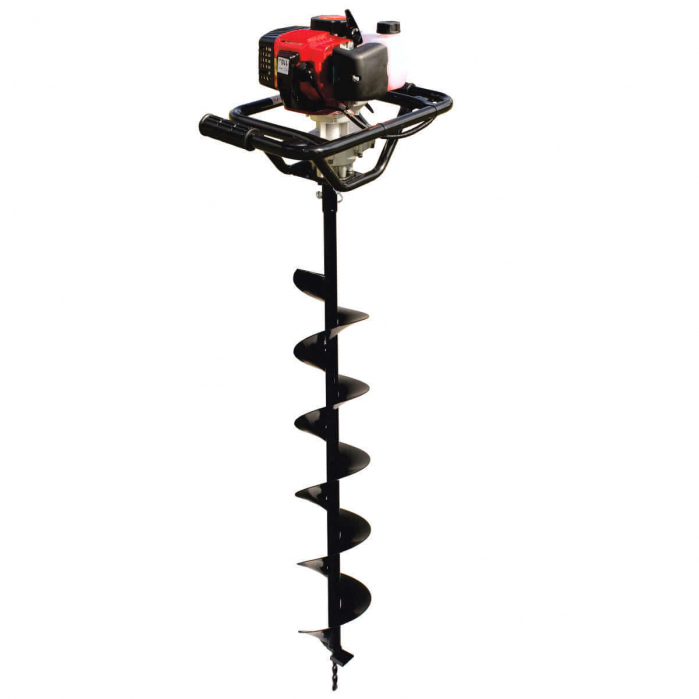 Motoburghiu - Foreza pamant Bisonte BTA-25M-ACC1, 2.5 CP, benzina, 2 timpi + 2 burghie incluse [2]