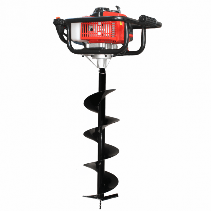 Motoburghiu - Foreza pamant Bisonte BTA-30M-ACC2, 3 CP, benzina, 2 timpi + 3 burghie incluse [2]