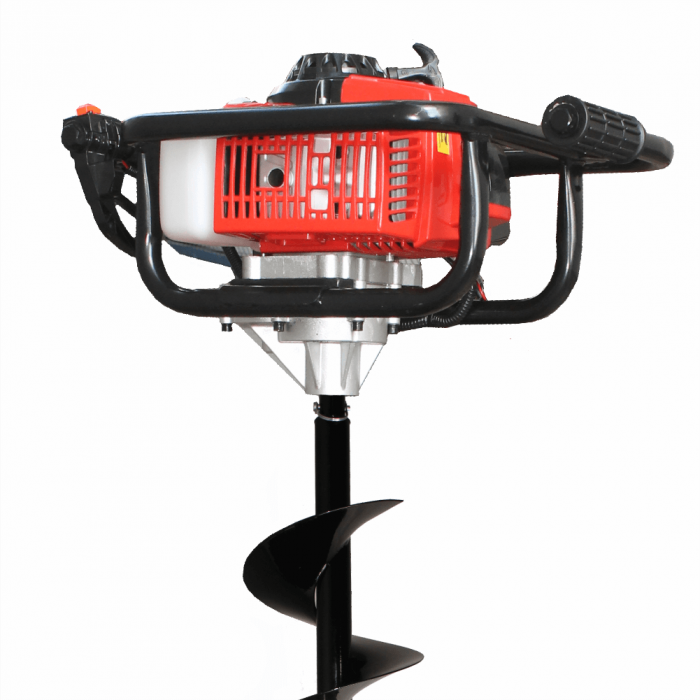 Motoburghiu - Foreza pamant Bisonte BTA-30M-ACC2, 3 CP, benzina, 2 timpi + 3 burghie incluse [7]