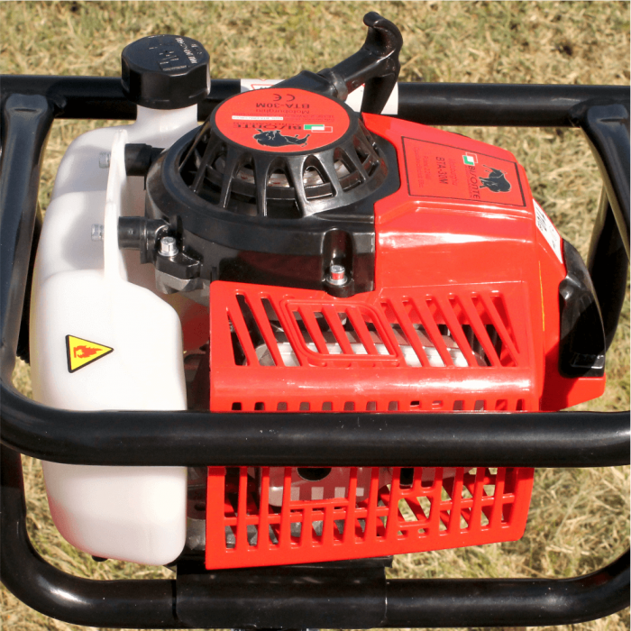 Motoburghiu - Foreza pamant Bisonte BTA-30M-ACC2, 3 CP, benzina, 2 timpi + 3 burghie incluse [10]