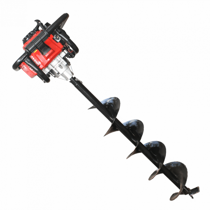 Motoburghiu - Foreza pamant Bisonte BTA-30M-ACC2, 3 CP, benzina, 2 timpi + 3 burghie incluse [4]