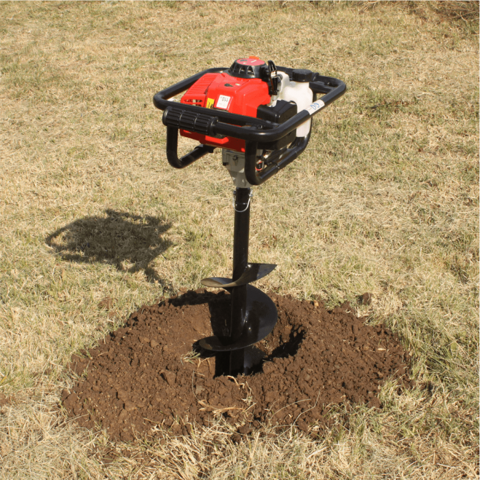 Motoburghiu - Foreza pamant Bisonte BTA-30M-ACC2, 3 CP, benzina, 2 timpi + 3 burghie incluse [11]