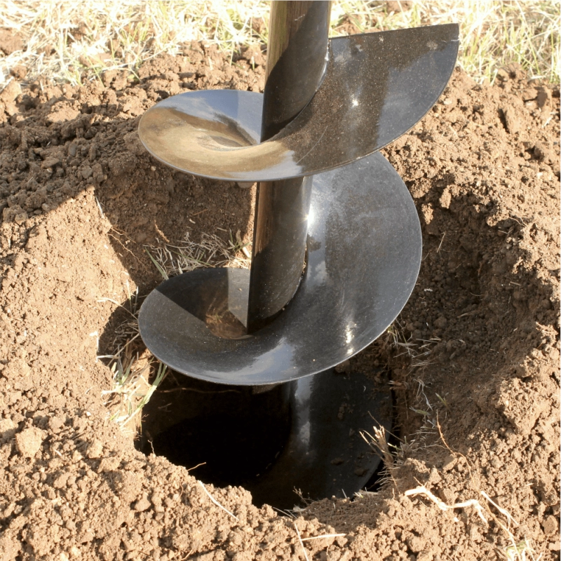 Motoburghiu - Foreza pamant Bisonte Agro BTA-30M-S, 3 CP, benzina, 2 timpi, cu suport de lucru, fara burghiu [2]