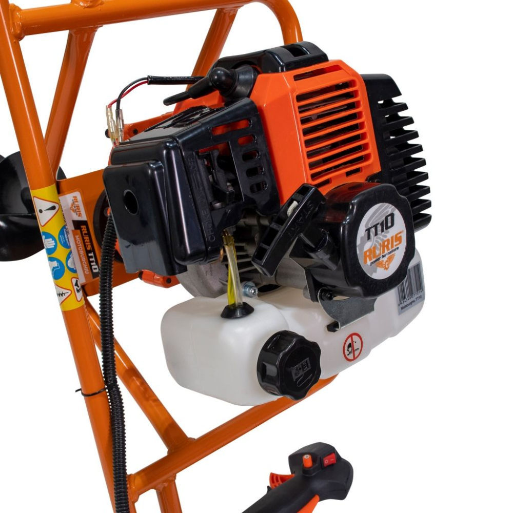 Motoburghiu - Foreza pamant Ruris TT10, 1.7 CP, benzina, 2 timpi + 2 burghie incluse [7]