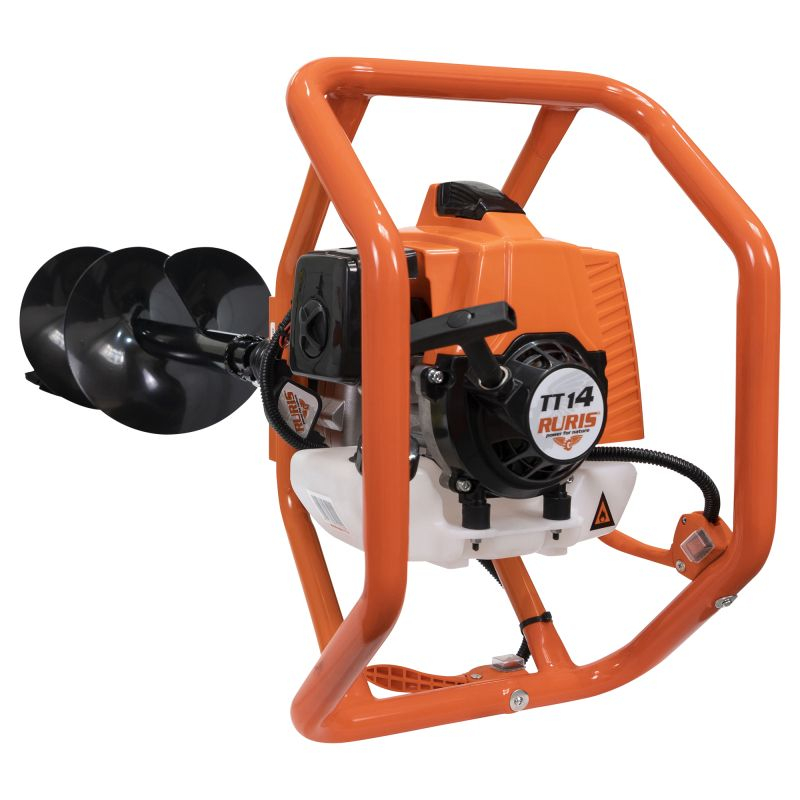 Motoburghiu - Foreza pamant Ruris TT14, 3 CP, benzina, 2 timpi + 3 burghie incluse [5]