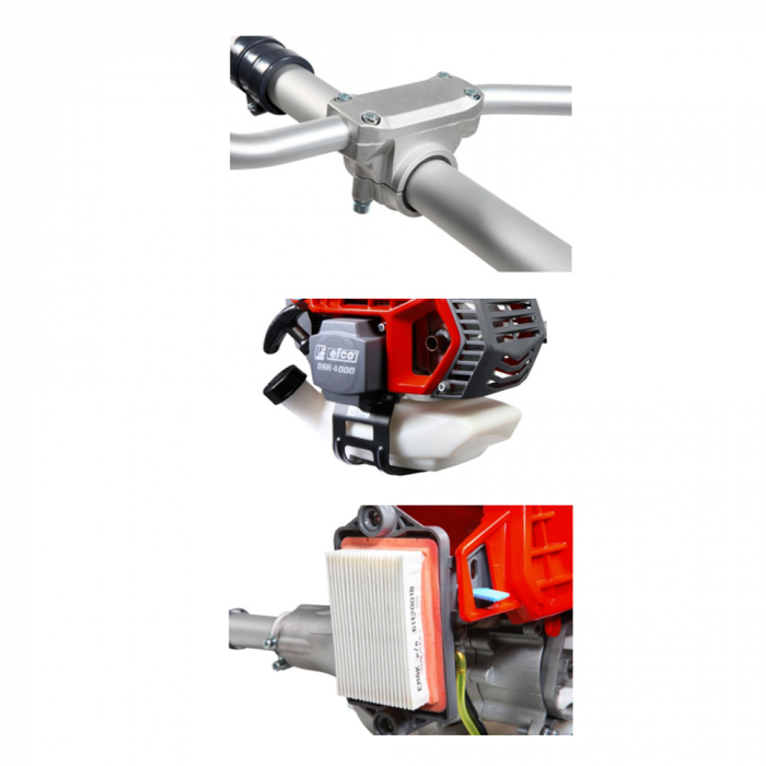 Motocoasa EFCO DSH 5000 T, 2.8 CP, 50.9 cmc, benzina, 2 timpi [4]