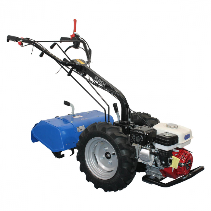 Motocultivator Bisonte BTA-F1107X200, motor Honda GX200, 6.5 CP, benzina, 2+2 viteze, roti 4.00-10" [2]