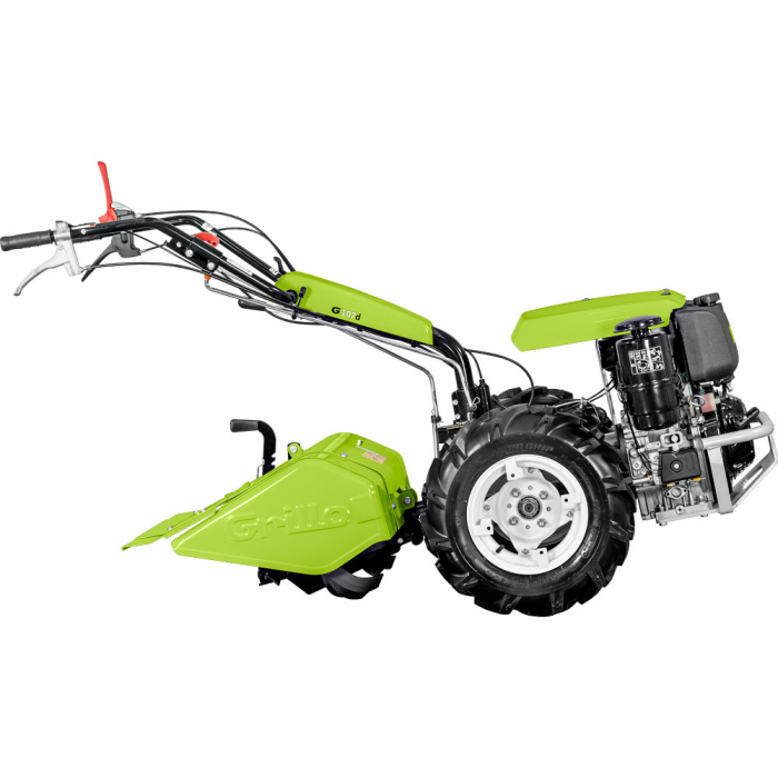 Motocultivator Grillo G107D, Honda GX340, 11 CP, benzina, 3+3 viteze, diferential, roti reglabile 5.00-10", freza 68 cm [2]
